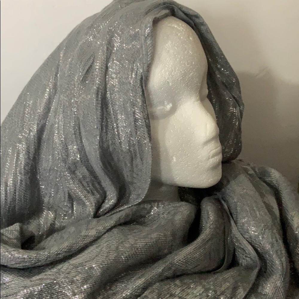 Cejon scarf grey sparkly
